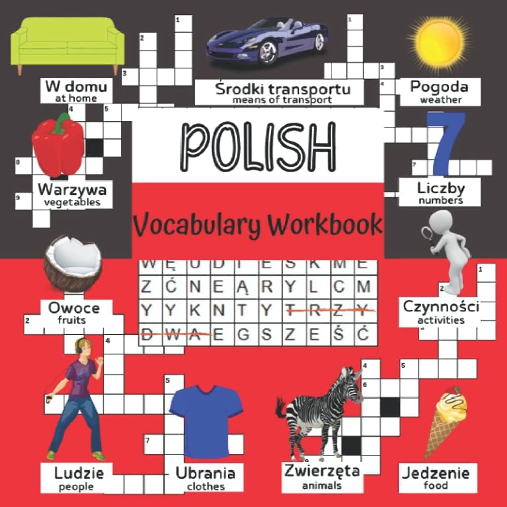 Polish Vocabulary Workbook Bilingual Polish Book With Games To Learn Polish Language For Kids 250 New Words With Pictures Crosswords Word Search Puzzles And More Vocab Games For Kids Owl 