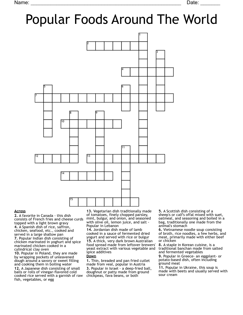 potatoes in indian cuisine crossword clue