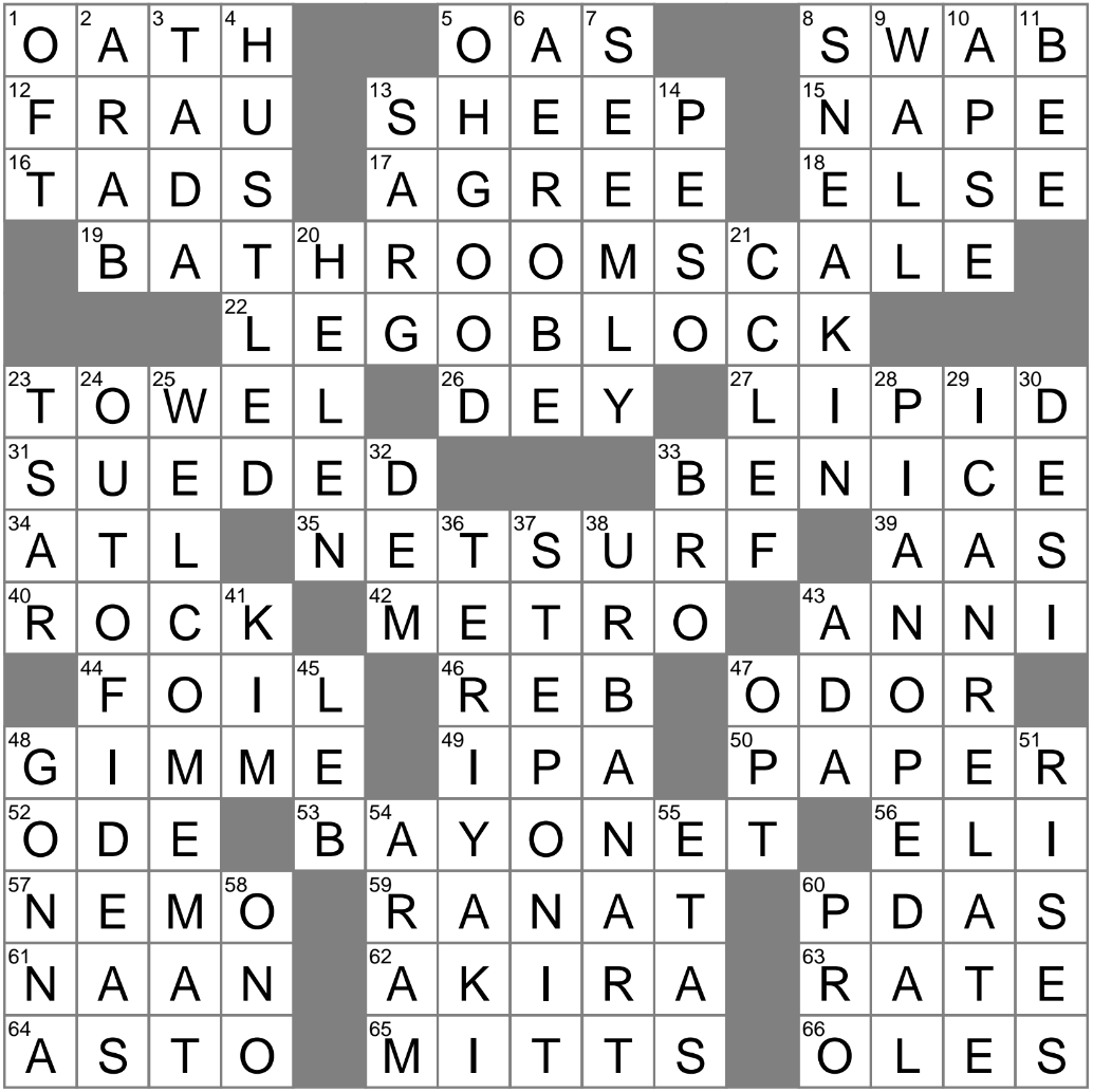 Post WWII Alliance Crossword Clue Archives LAXCrossword