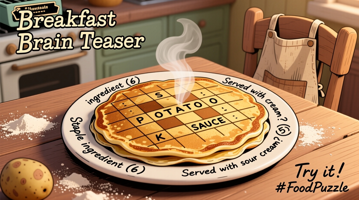 Potato Pancake Crossword Answer LATKE Explained