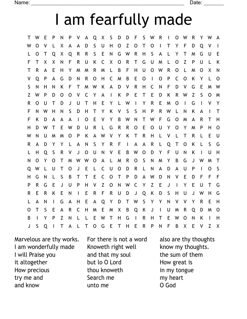 Praise And Worship Crossword WordMint Praise And Worship Crossword WordMint