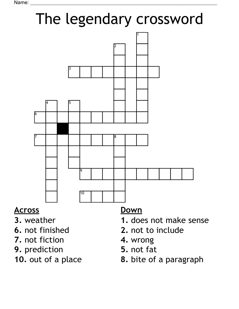 Prefix Non Crossword WordMint