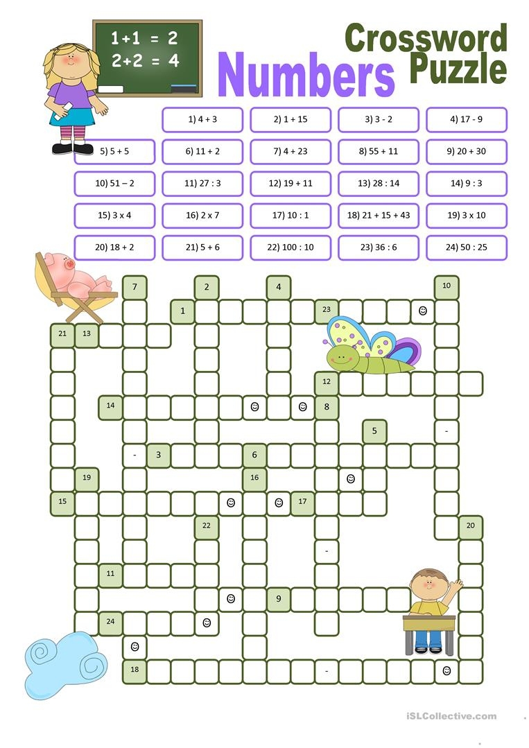esl crossword puzzles