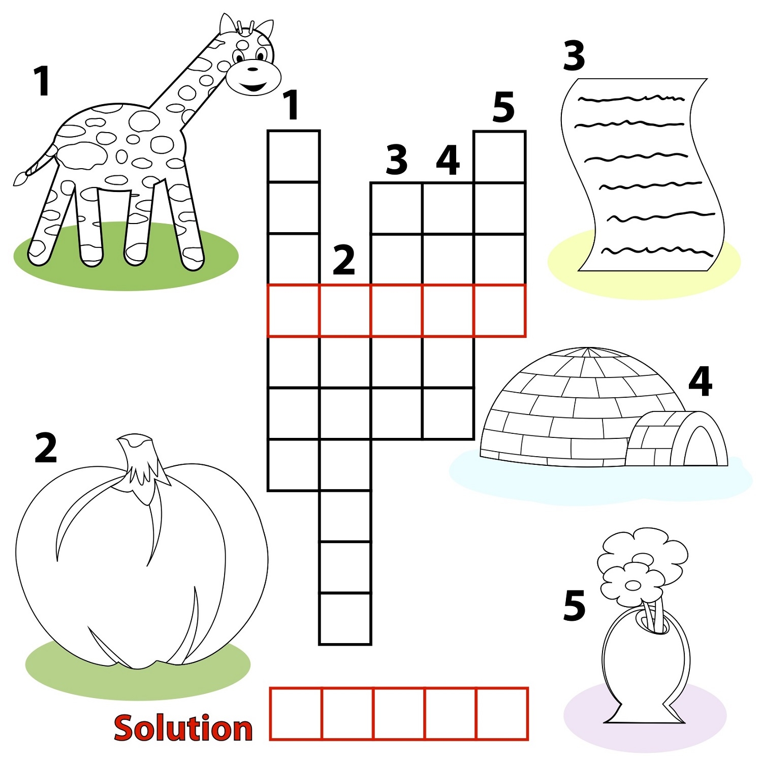 children's crossword puzzles printable