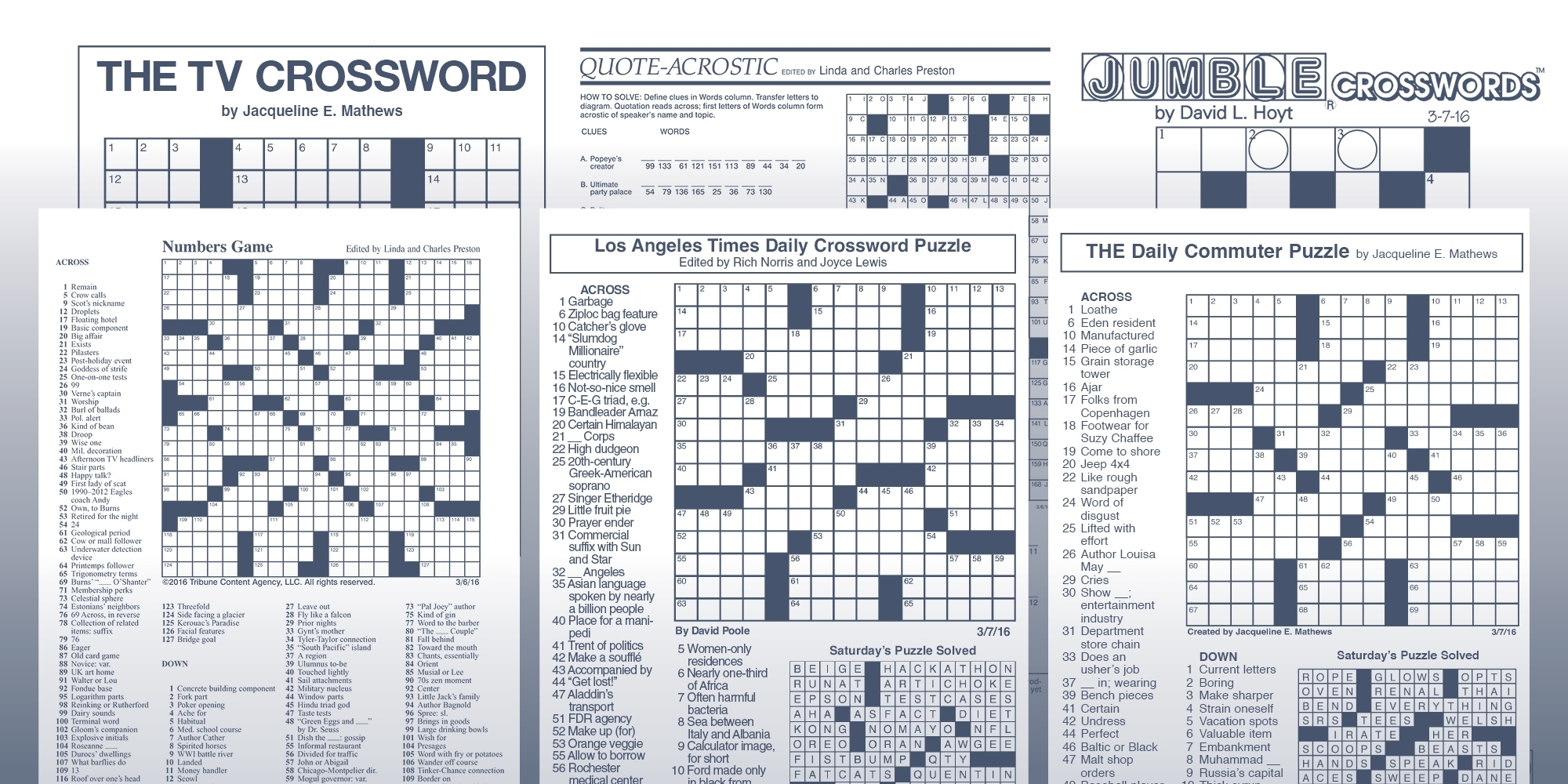 Printable Daily Commuter Crossword Puzzle Mom Printable