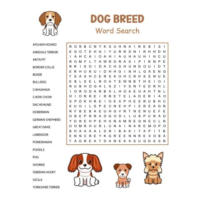 Printable Dog Crossword Puzzle Simple Free Download And Print For You Printable Dog Crossword Puzzle Simple Free Download And Print For You