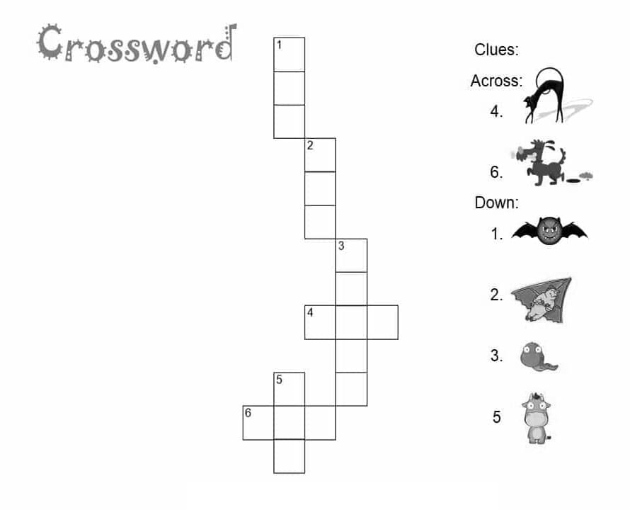 easy crossword puzzles printable free
