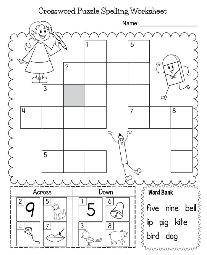 Printable Easy Crossword Puzzles For Kindergarten Free Download And Printable Easy Crossword Puzzles For Kindergarten Free Download And
