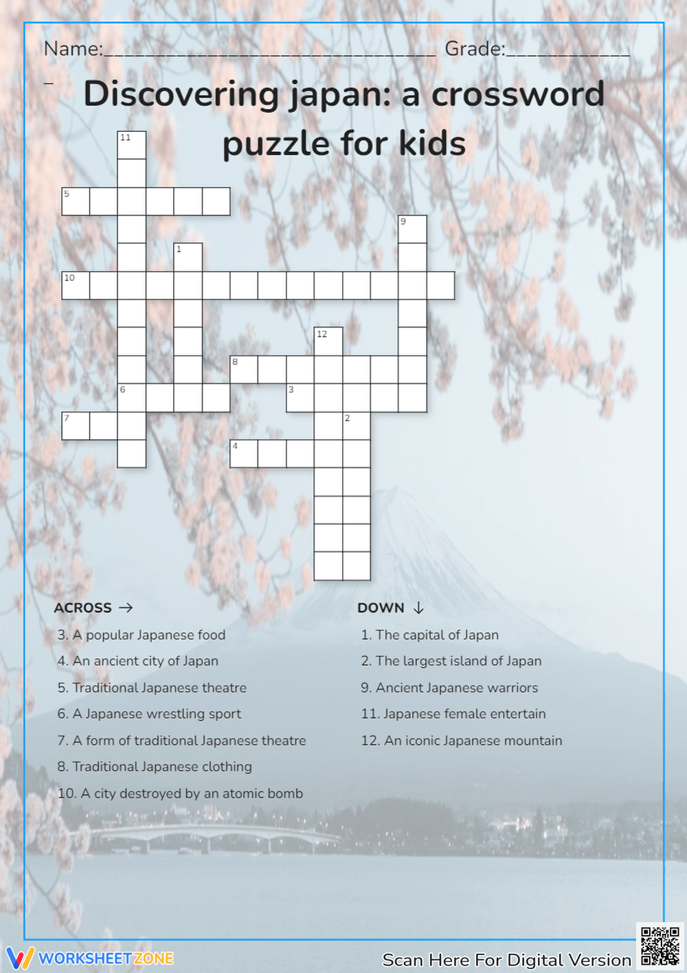 japanese drama crossword