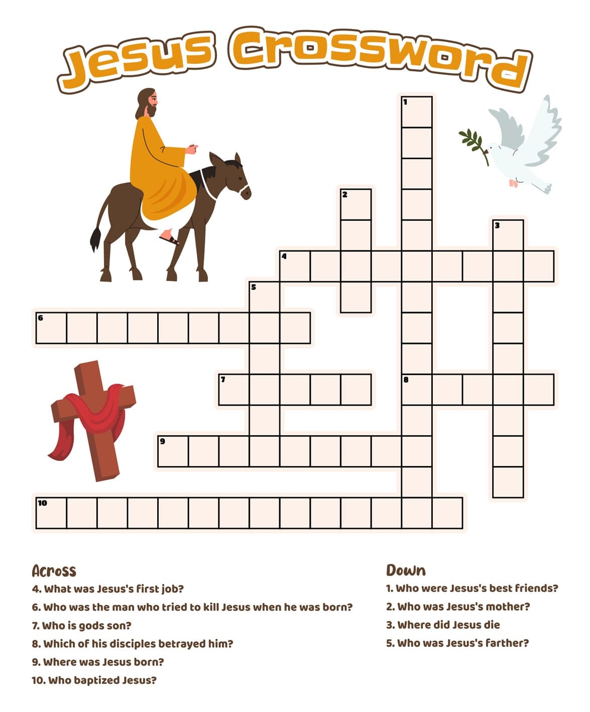 bible crossword puzzles