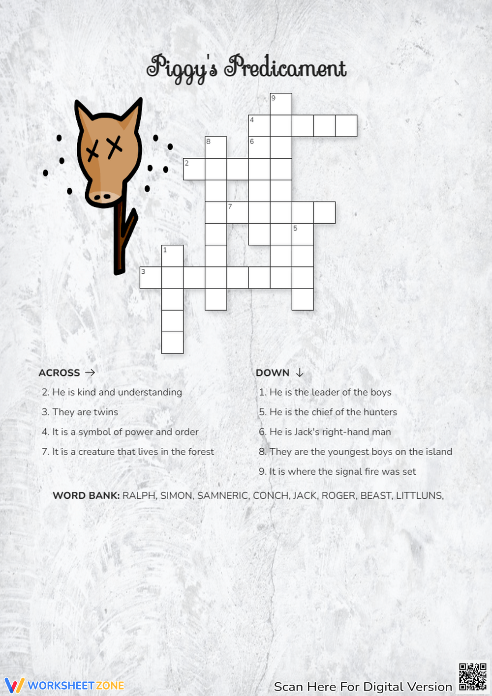 Printable Movie Crossword Puzzles Worksheets Download