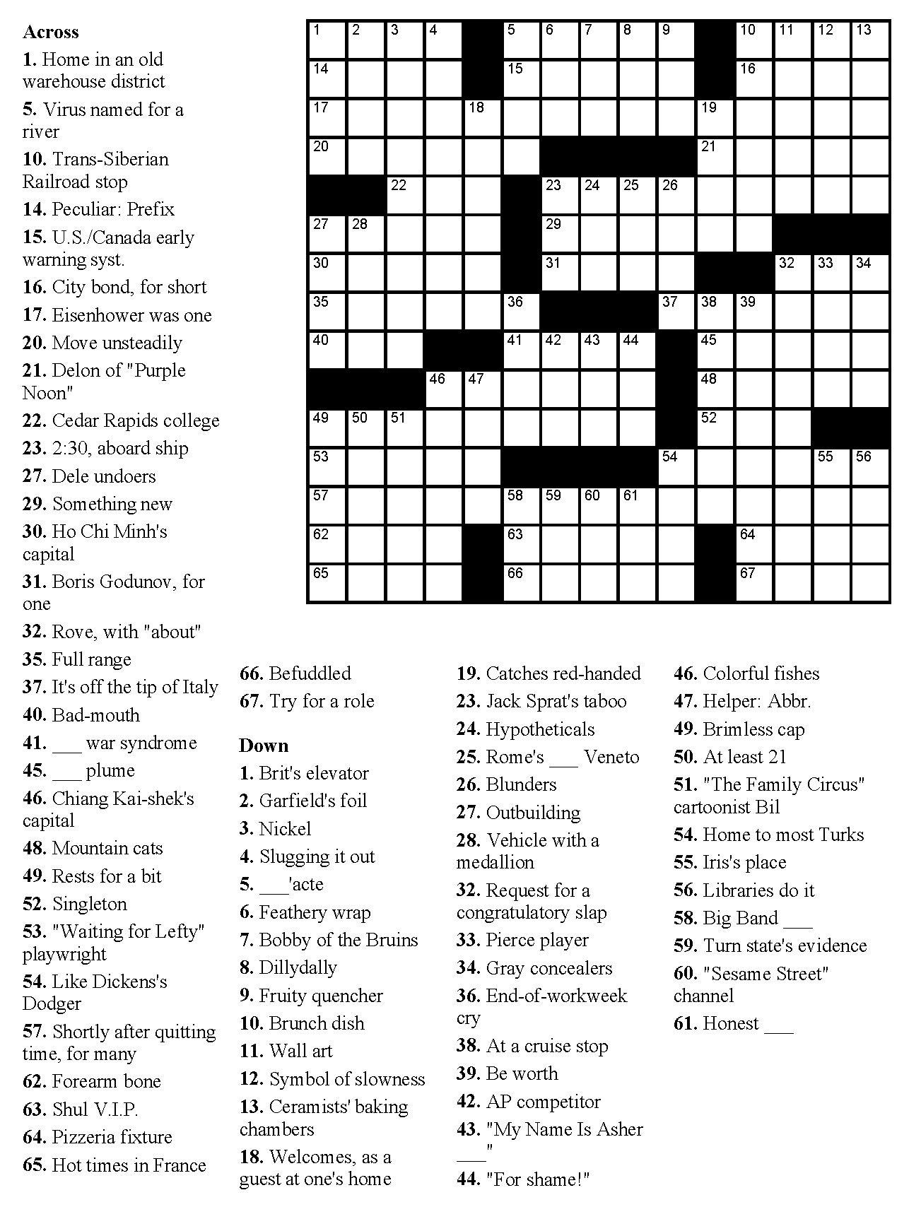 Printable Pdf Crossword Puzzles Elmo Coloring Sheets