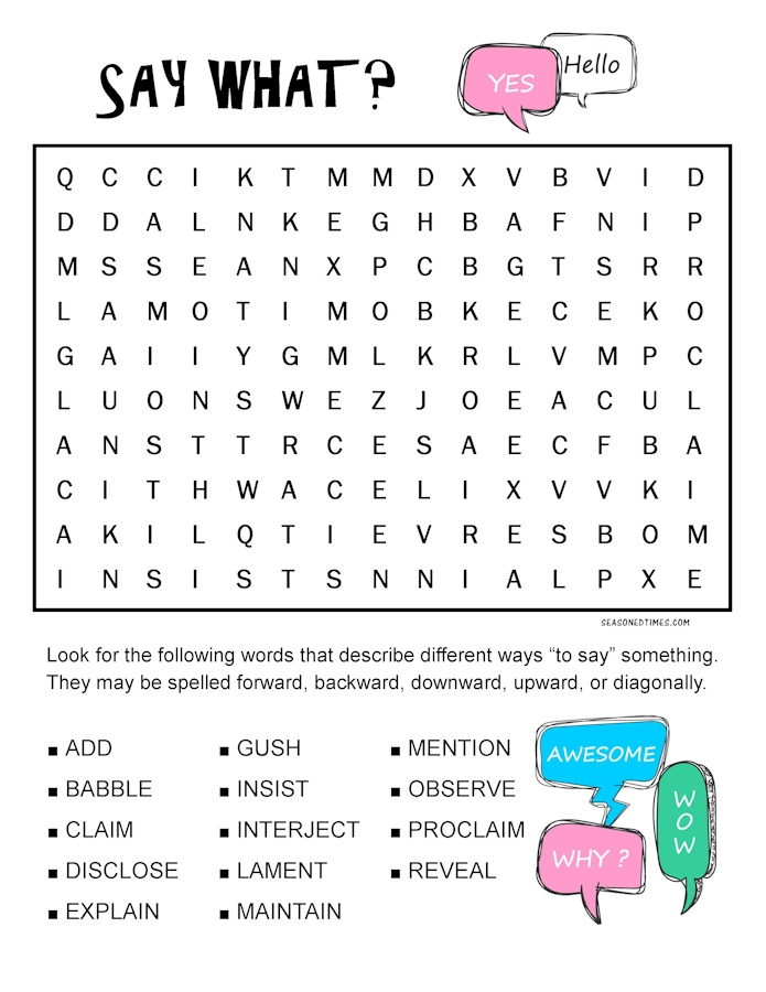 printable crossword puzzles for seniors
