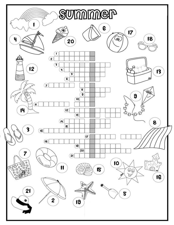 Printable Summer Crossword Puzzles Creator Free Download And Print Printable Summer Crossword Puzzles Creator Free Download And Print