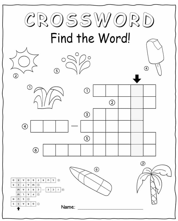 Printable Summer Crossword Puzzles Generator Free Download And Print Printable Summer Crossword Puzzles Generator Free Download And Print