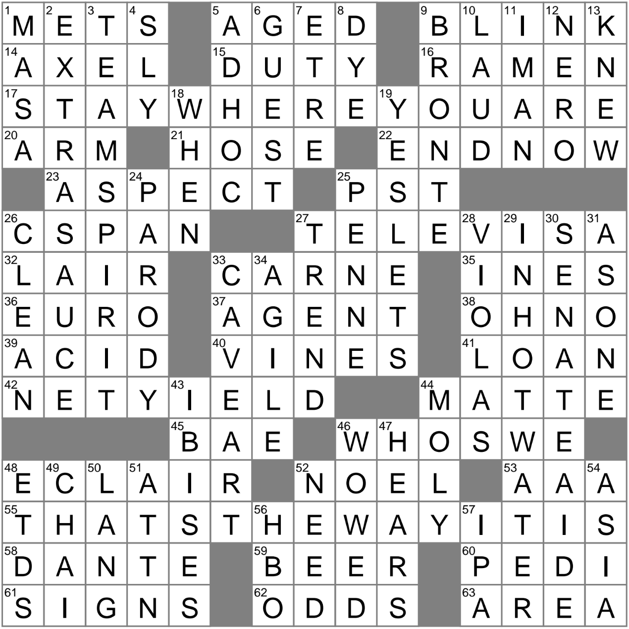 Program terminating Command Crossword Clue Archives LAXCrossword