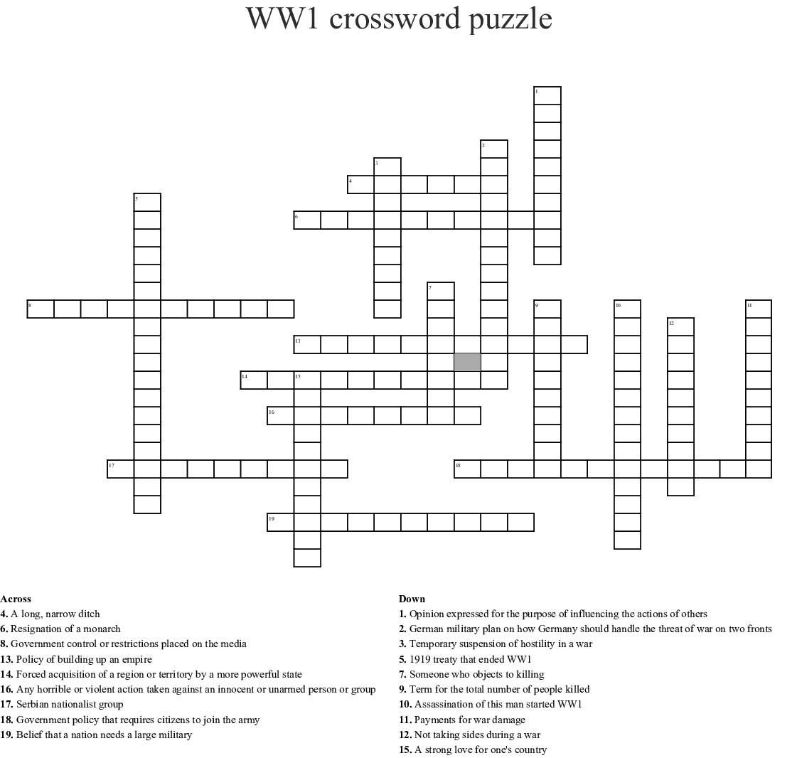 Put Into Words Crossword