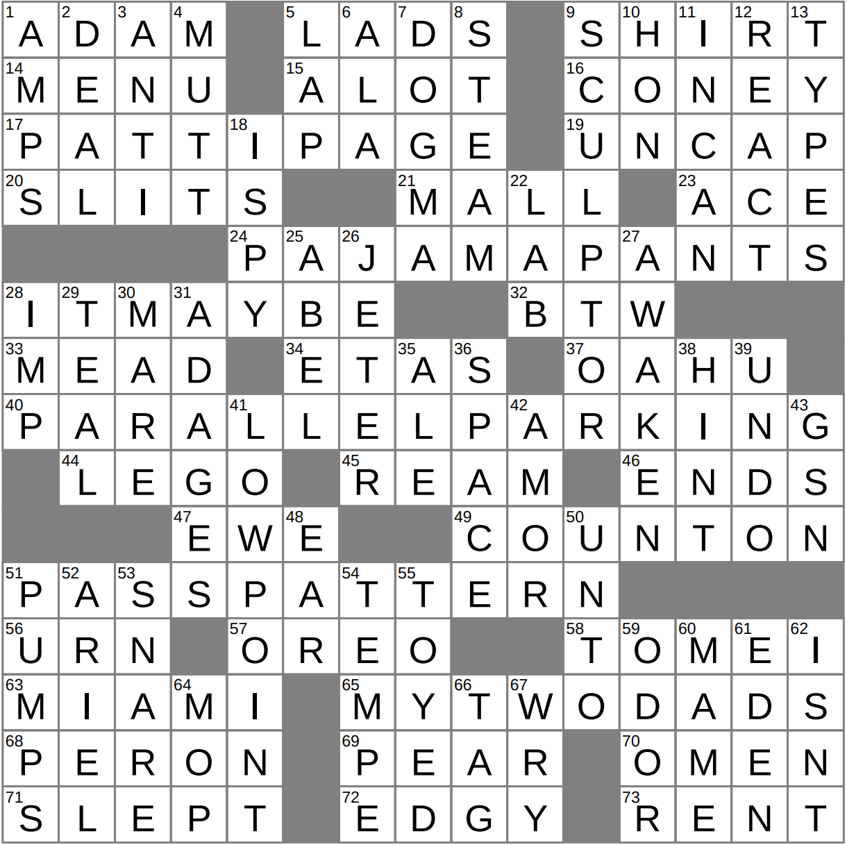 Put Trust In Crossword Clue Archives LAXCrossword