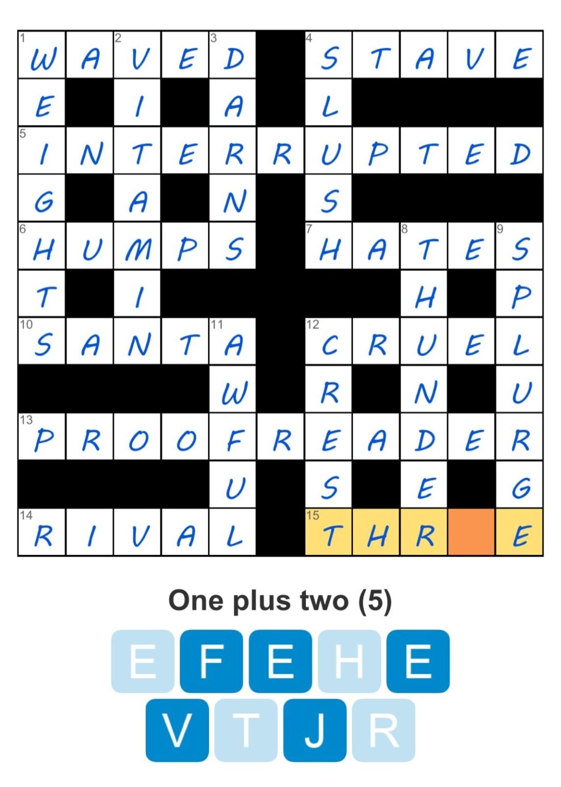 Puzzle Page Crossword May 11 2024 Answers