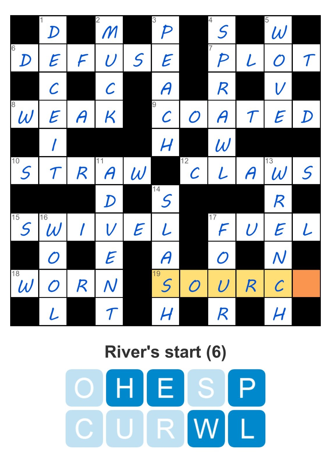Puzzle Page Crossword May 20 2024 Qunb