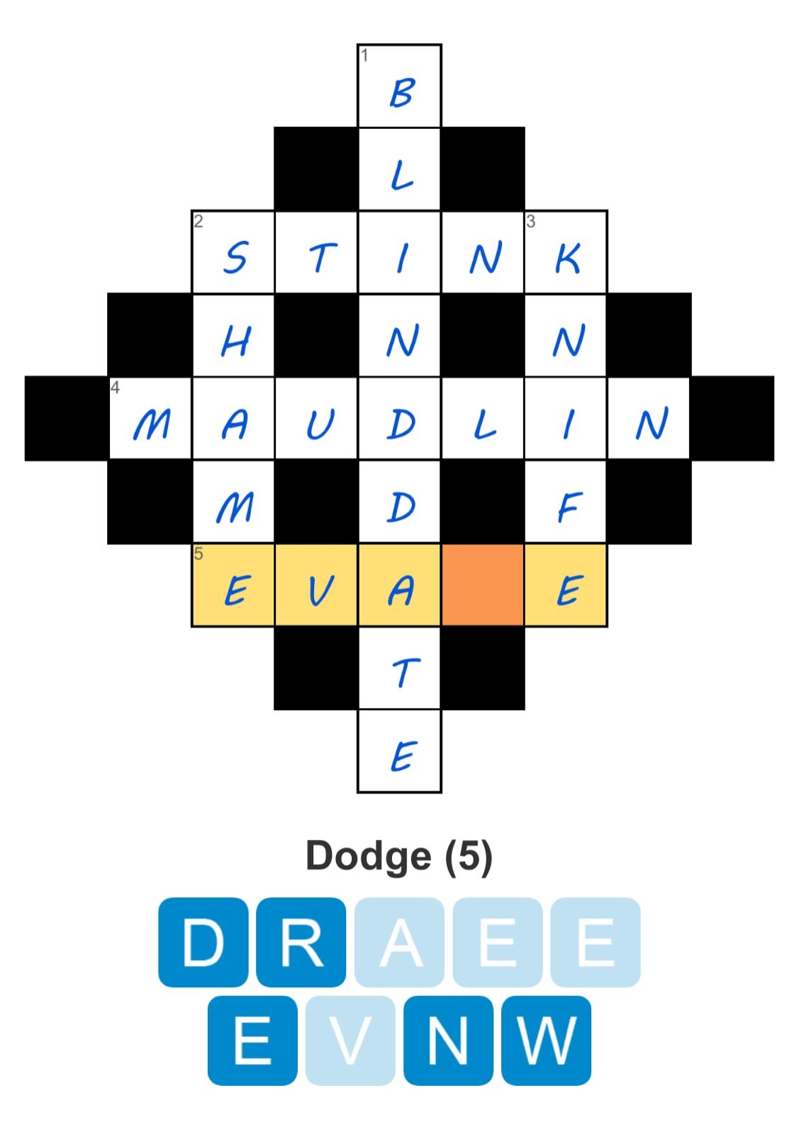 evade crossword puzzle clue
