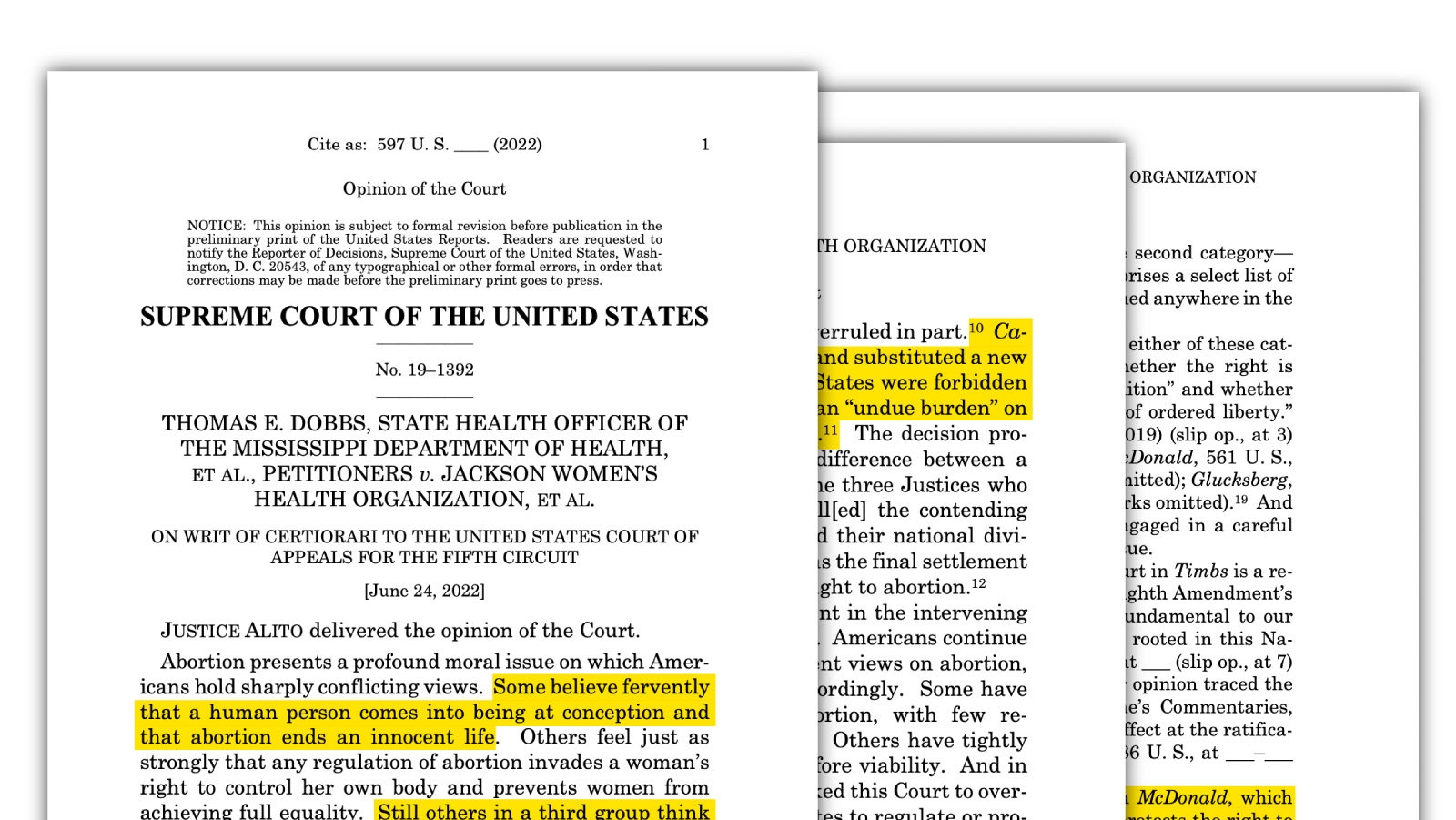Read The Decision That Overturned Roe V Wade Dobbs V Jackson Annotated The New York Times Read The Decision That Overturned Roe V Wade Dobbs V Jackson Annotated The New York Times