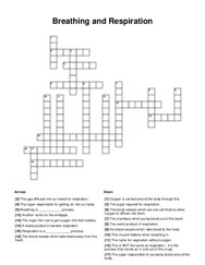 Respiration And Photosynthesis Crossword Puzzle Respiration And Photosynthesis Crossword Puzzle