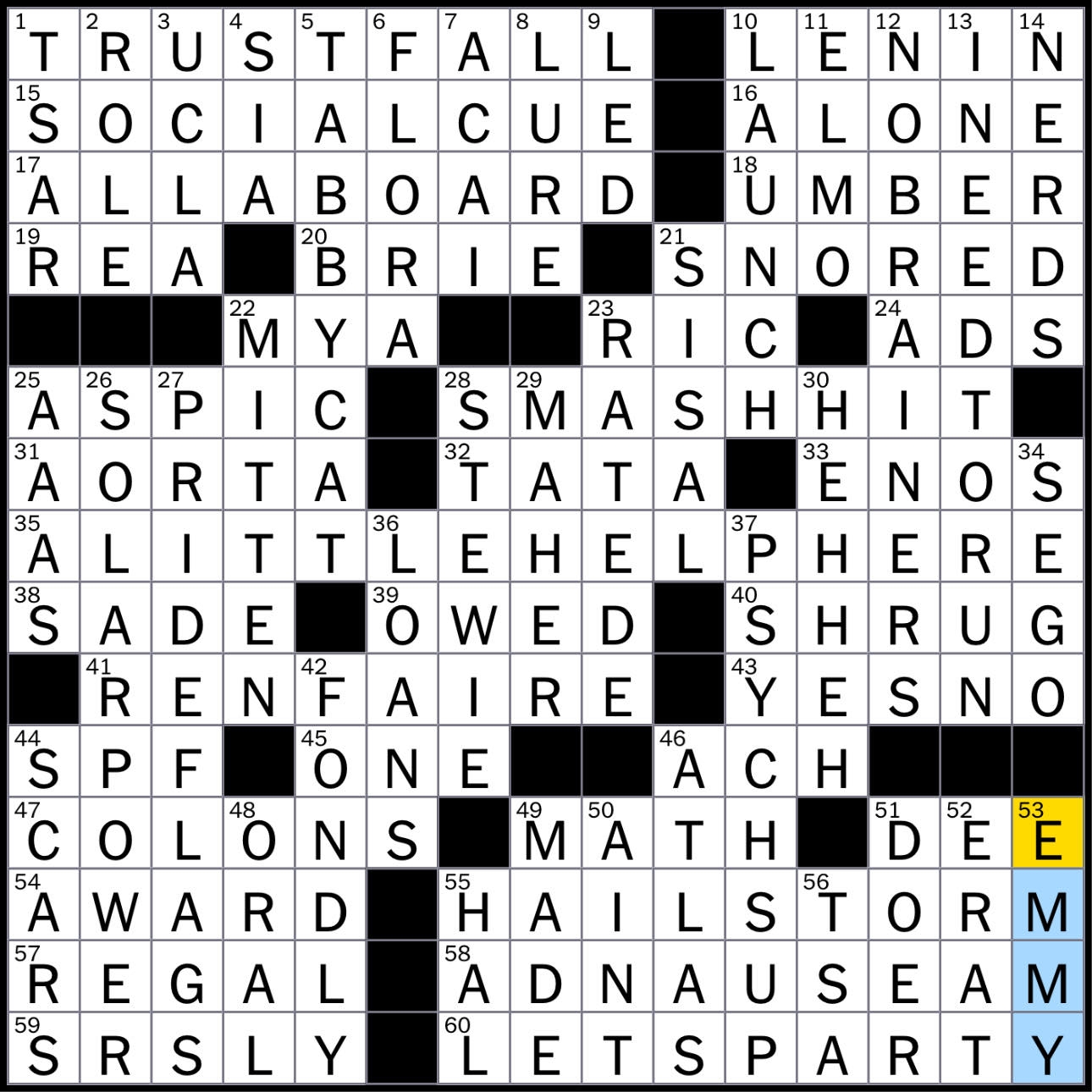 Rex Parker Does The NYT Crossword Puzzle Activity At A Company Retreat FRI 7 5 2024 Accessory For A Snowman Chapter And Verse Separators To An Annoying Degree Poor