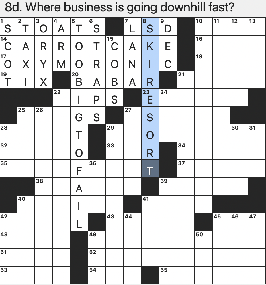 Rex Parker Does The NYT Crossword Puzzle Animal In The Qatar Airways Logo FRI 9 22 23 Dish Whose Name Means Stuffed In Turkish Object Pantomimed By Extending One s Thumb And