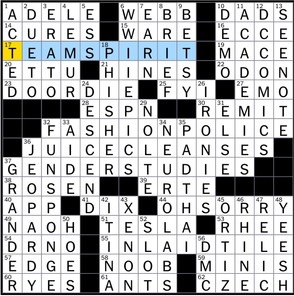 maliciously revealed crossword clue