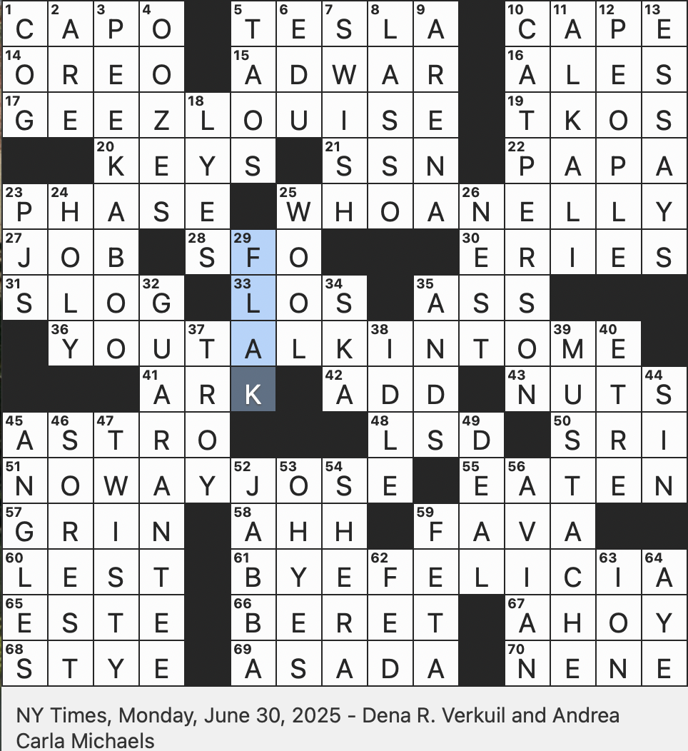 Rex Parker Does The NYT Crossword Puzzle Counterpart Of A Dog Lover MON 6 30 25 A Milk Drinker May Have One I m Done With You Crescent Moon For Instance Rex Parker Does The NYT Crossword Puzzle Counterpart Of A Dog Lover MON 6 30 25 A Milk Drinker May Have One I m Done With You Crescent Moon For Instance