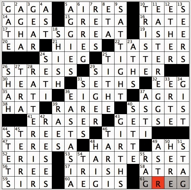 Rex Parker Does The NYT Crossword Puzzle Country Singer Clark TUE 4 