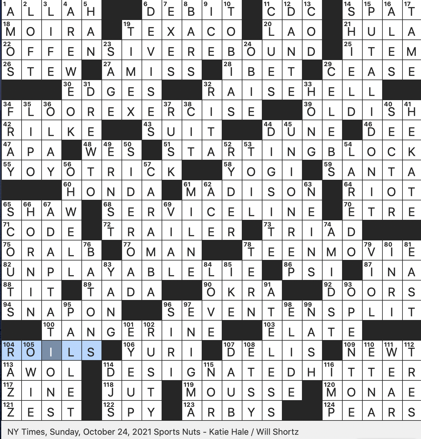 eternal crossword clue