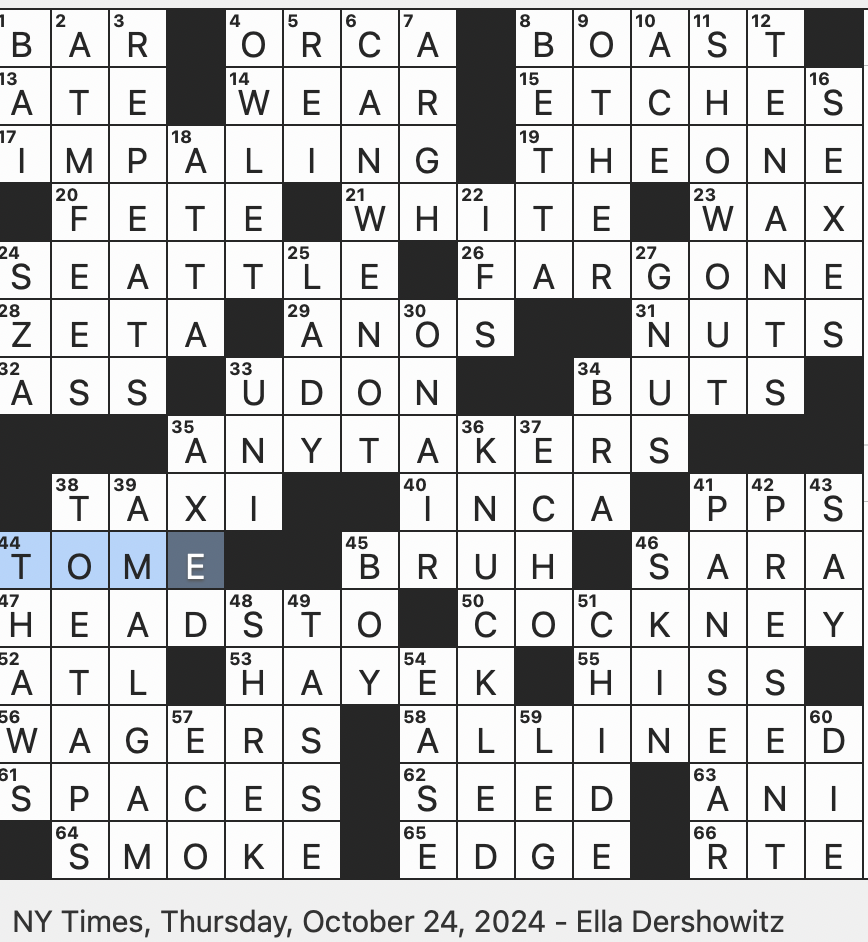 Rex Parker Does The NYT Crossword Puzzle Emphasis providing Suffix THU 10 24 24 Fighting Fish Stinging Jellyfish Workplace For A Young Abraham Lincoln Antioxidant infused Water Brand Block In Rex Parker Does The NYT Crossword Puzzle Emphasis providing Suffix THU 10 24 24 Fighting Fish Stinging Jellyfish Workplace For A Young Abraham Lincoln Antioxidant infused Water Brand Block In