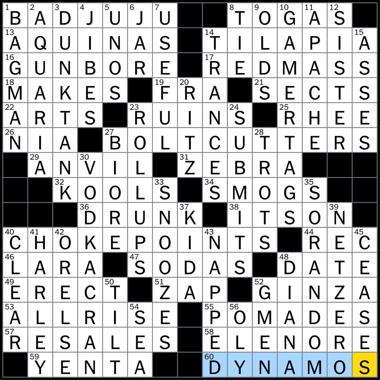 Rex Parker Does The NYT Crossword Puzzle Fallout From A Hex Perhaps FRI 12 16 2022 Commonly Farmed Fish Firecracker Personalities Went Out For A While Last Resort For A Locksmith