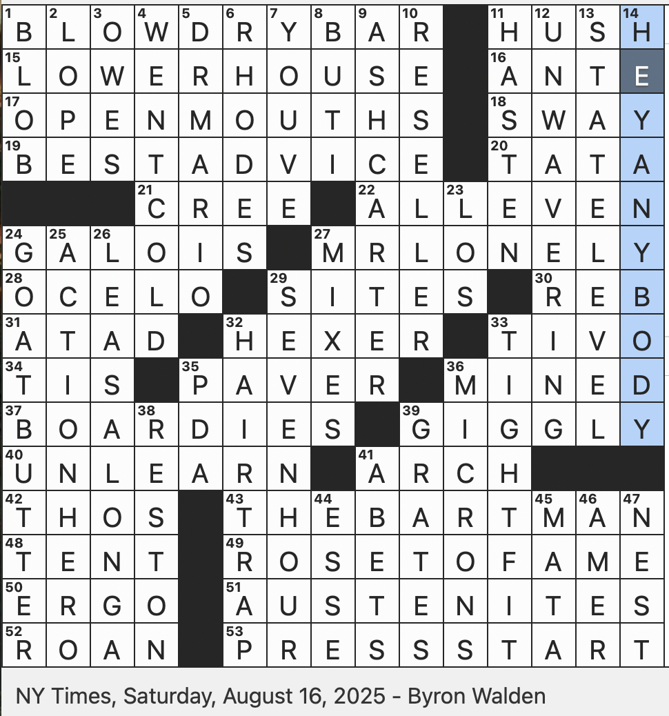 Rex Parker Does The NYT Crossword Puzzle French Kiss Kissers SAT 8 16 25 Appearance Of The Marine Creature Called by the wind Swimwear That Can Be Worn As Shorts 1990 Novelty