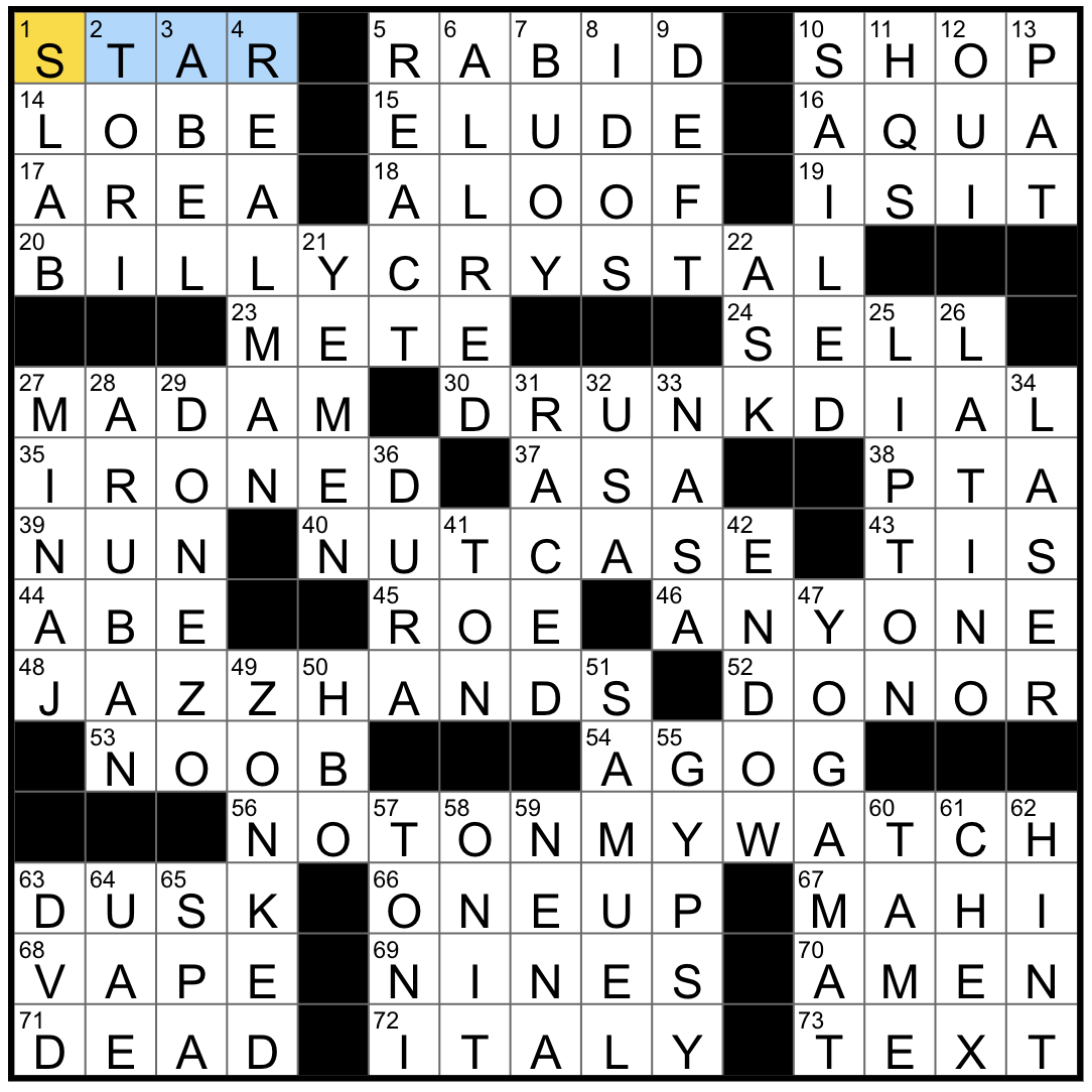 Rex Parker Does The NYT Crossword Puzzle Gesture With Razzle dazzle TUES 2 25 25 Native Of The Dutch Caribbean Call After Last Call Mario Kart Item Providing Temporary Invincibility