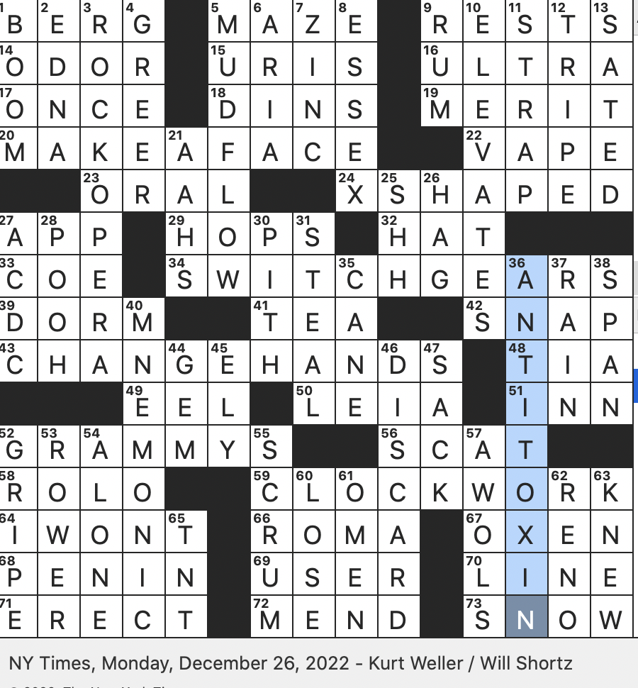 anti toxin crossword clue