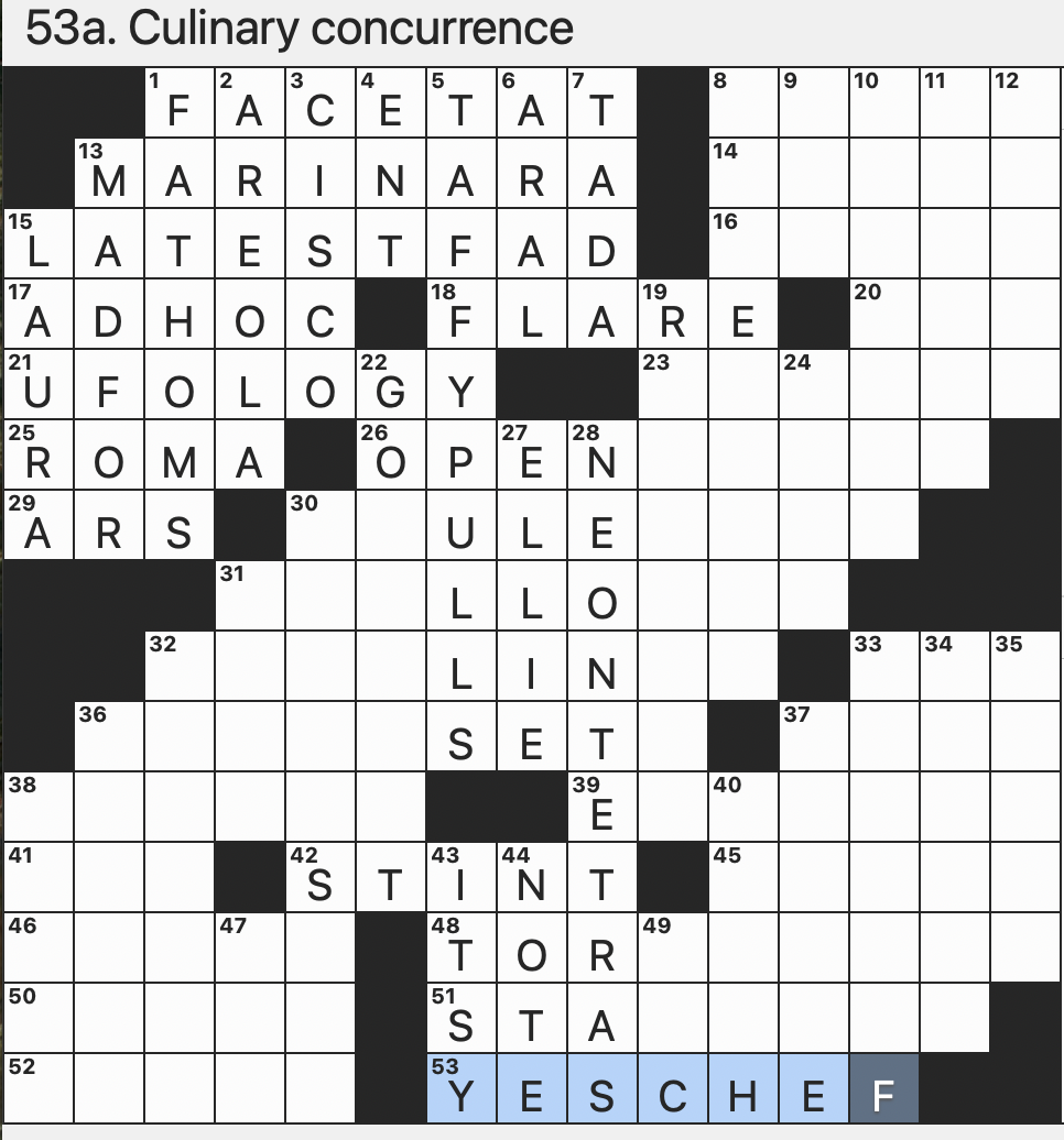 Rex Parker Does The NYT Crossword Puzzle Measure Of Rank In Maori Culture Informally SAT 10 18 25 Panhellenic Games Venue East African Honorific Something Pulled In Many Car Chase