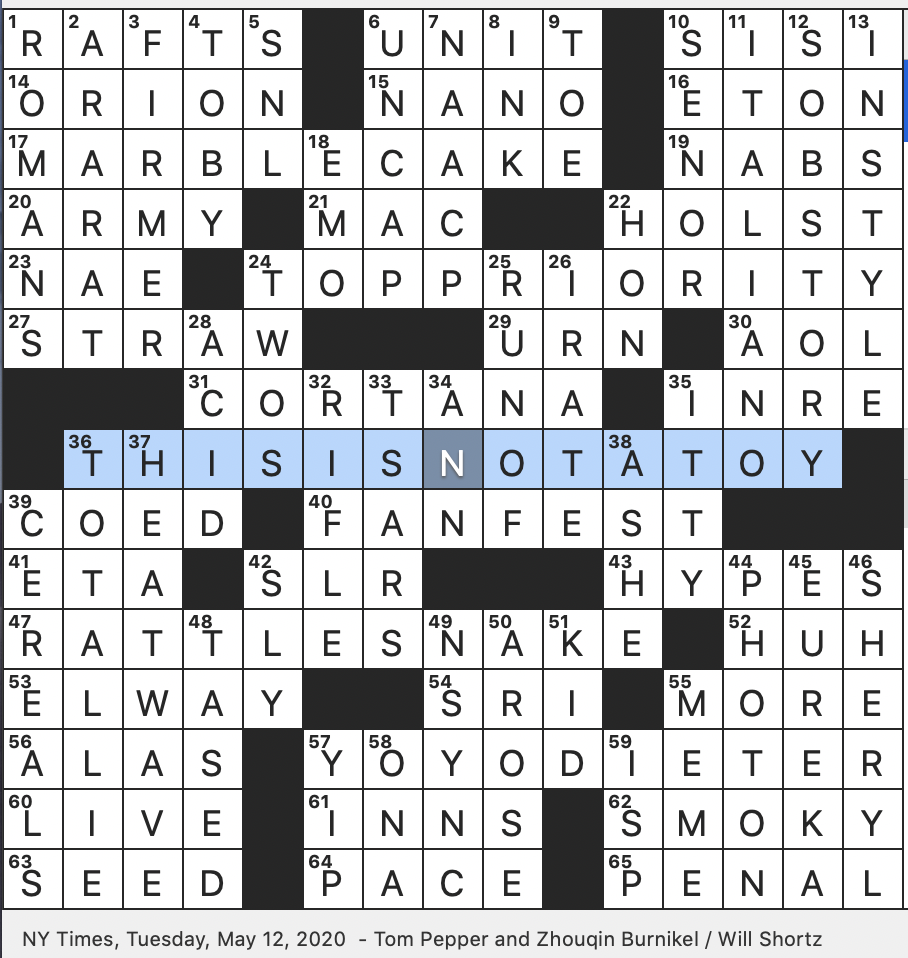 oscar but not elmo crossword