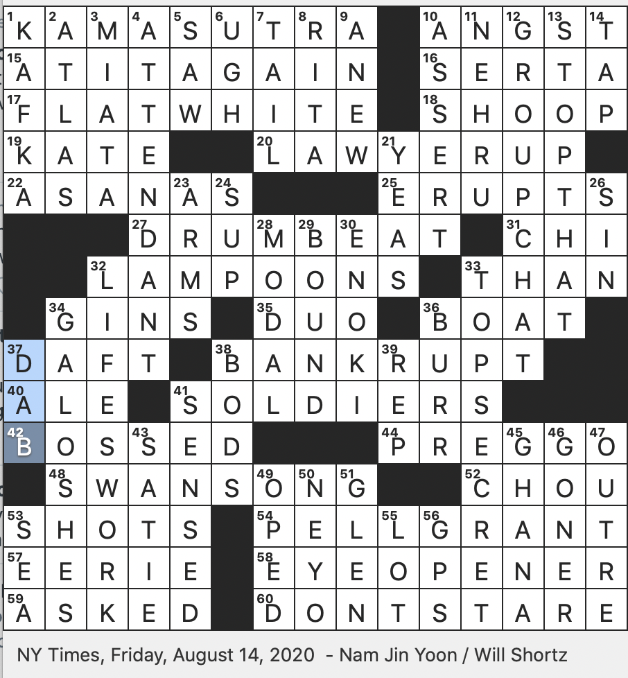 head of cabbage crossword clue