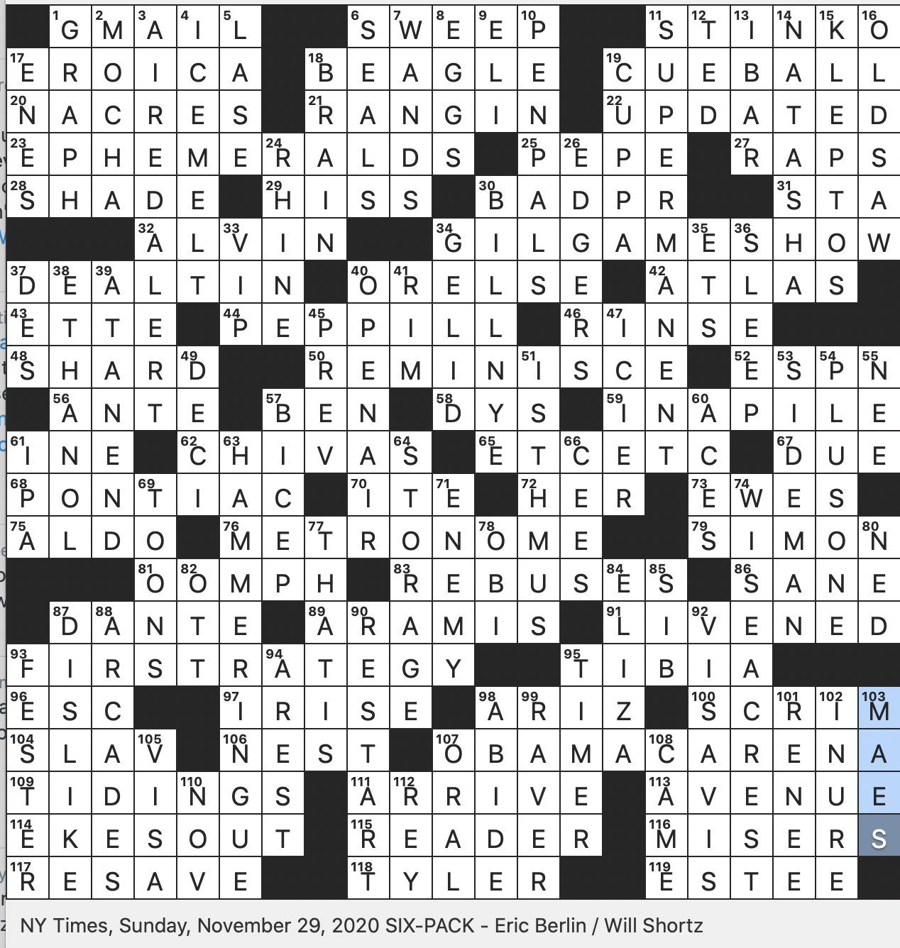 alvin of dance crossword clue