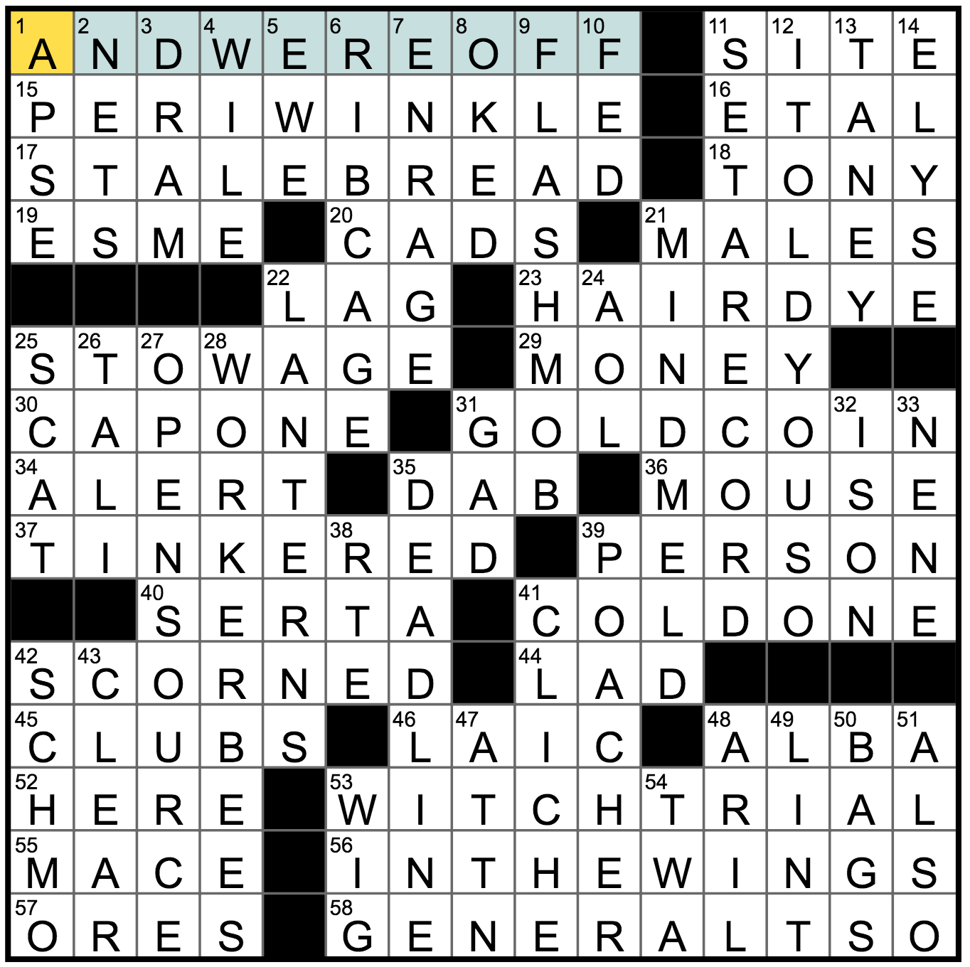 Rex Parker Does The NYT Crossword Puzzle One Who s Got Game But Shouldn t FRI 10 5 2018 Like A Code Anyone Can Use Military Leader Known For Being Chicken 