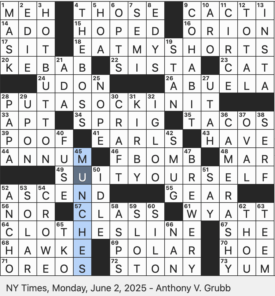 awakens crossword clue