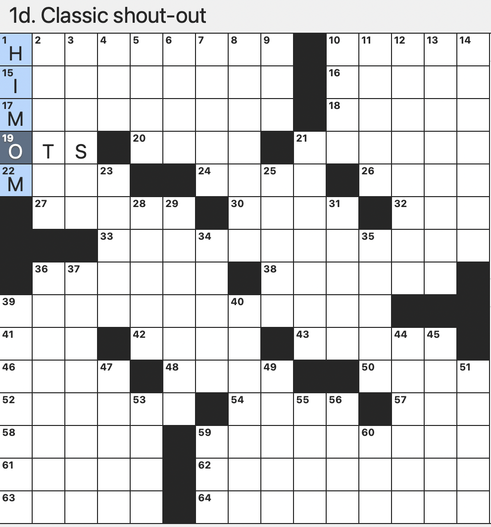 Rex Parker Does The NYT Crossword Puzzle Portmanteau In 2010s Fandom FRI 8 25 23 Nickname That Drops an Most Populous Majority Hispanic County In The U S Fries Krusty Krab Menu
