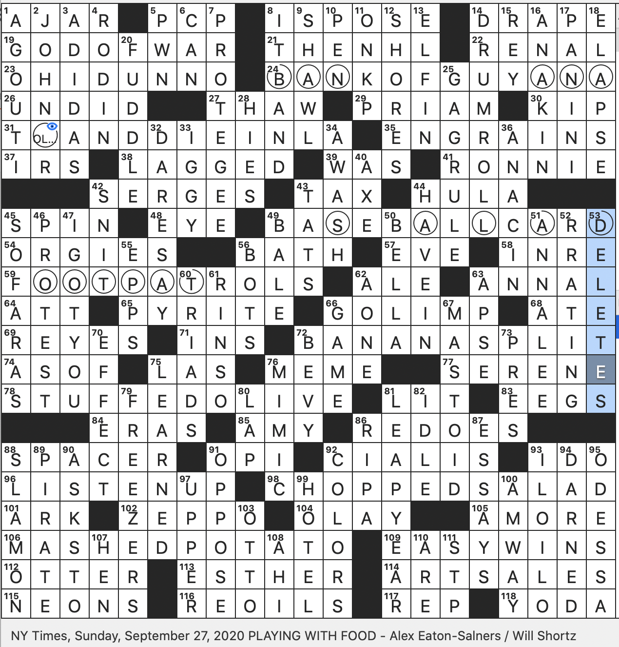 kylo's father crossword clue