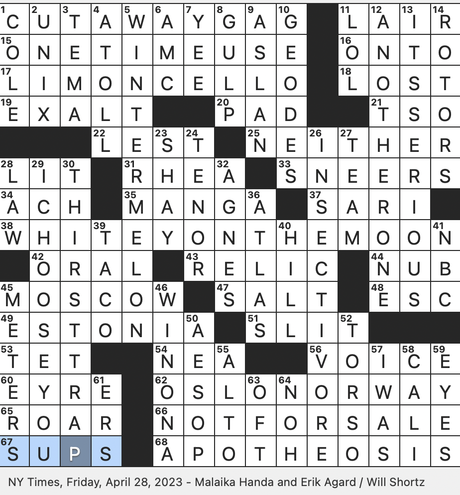 Rex Parker Does The NYT Crossword Puzzle Sitcom Joke Involving A Change In Setting FRI 4 28 23 Sexy Selfie Posted On Social Media In Lingo Sactown s Locale Literary Stand in Rex Parker Does The NYT Crossword Puzzle Sitcom Joke Involving A Change In Setting FRI 4 28 23 Sexy Selfie Posted On Social Media In Lingo Sactown s Locale Literary Stand in
