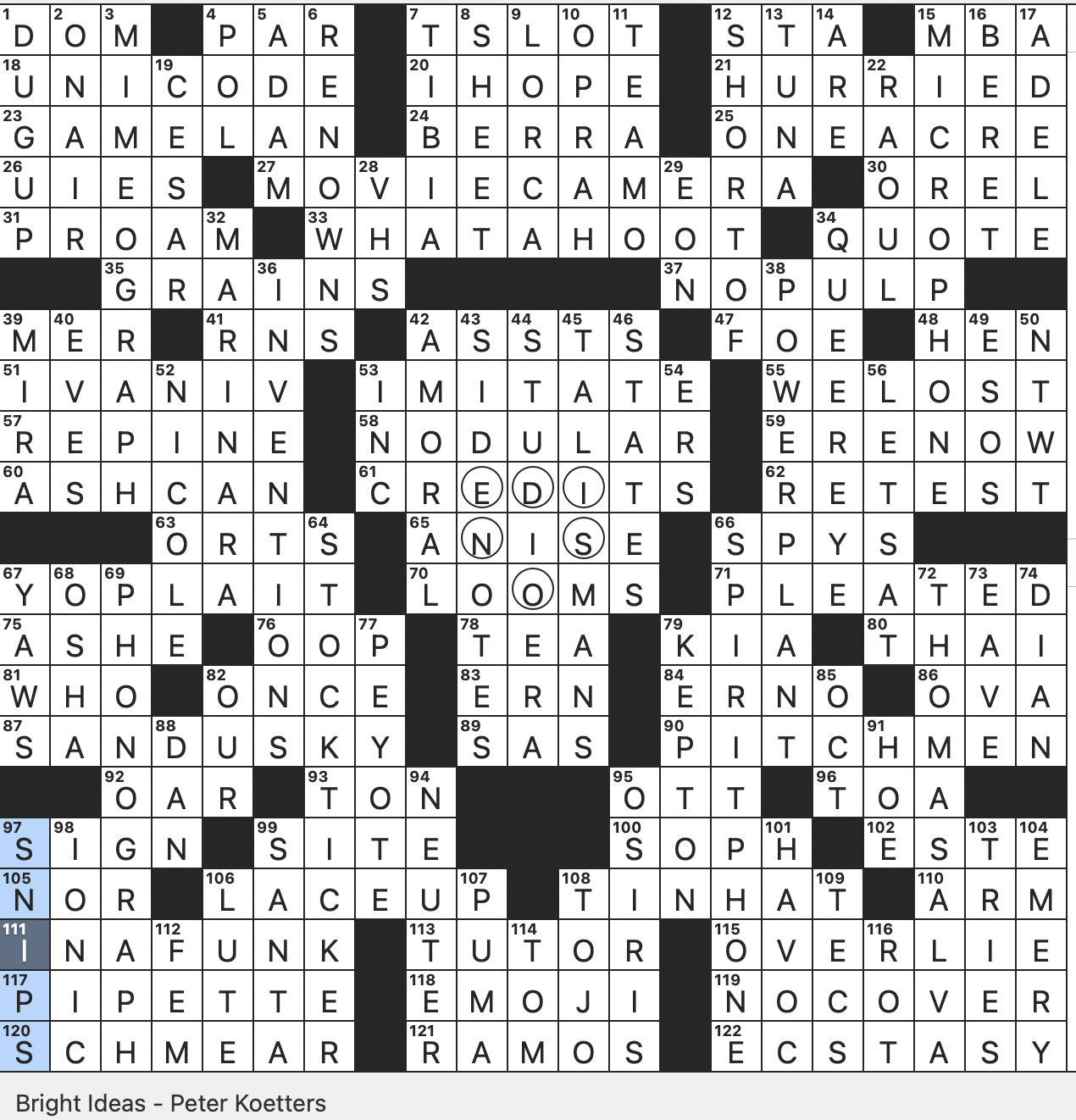 crossword clue boyfriends quaintly