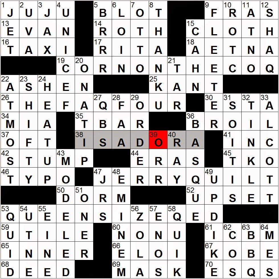 Rex Parker Does The NYT Crossword Puzzle Tribal Symbol Of Luck WED 8 6 14 Rapper With The 2008 Hit Paper Planes The Time Traveler s Hosts Smoke Gets In Your