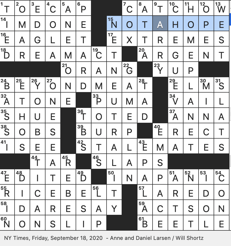 newt crossword clue